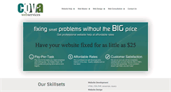 Desktop Screenshot of covaservices.com